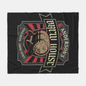Gepersonaliseerde Breedhuis Etiket Bierbrouwerij P Fleece Deken (Voorkant (Horizontaal))