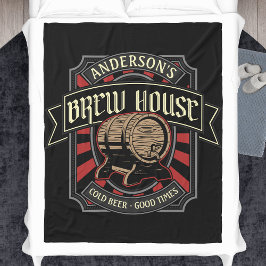 Gepersonaliseerde Breedhuis Etiket Bierbrouwerij P Fleece Deken
