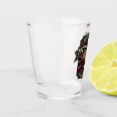 Gepersonaliseerde Breedhuis Etiket Bierbrouwerij P Shot Glas (Links)