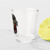 Gepersonaliseerde Breedhuis Etiket Bierbrouwerij P Shot Glas (Rechts)