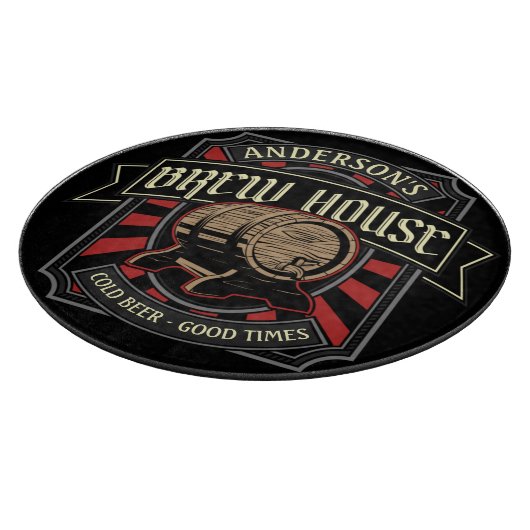 Gepersonaliseerde Breedhuis Etiket Bierbrouwerij P Snijplank (Hoek)