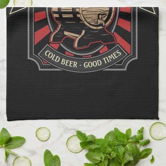 Gepersonaliseerde Breedhuis Etiket Bierbrouwerij P Theedoek (Gevouwen)