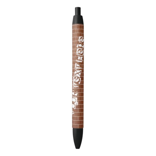 Gepersonaliseerde Brick Wall Pen met aangepaste te (Voorkant Verticaal)