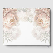 Gepersonaliseerde Bridal Tea Party bloemen Gastenboek (Achterkant)