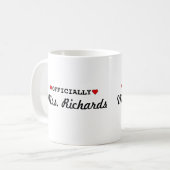 Gepersonaliseerde bridale weddenschap koffiemok (Voorkant links)