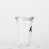 Gepersonaliseerde bride acryltumbler acryl drinkbeker (Rechts)