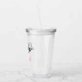 Gepersonaliseerde bride acryltumbler acryl drinkbeker (Links)