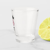 Gepersonaliseerde bride-bride-bridglas shot glas (Rechts)