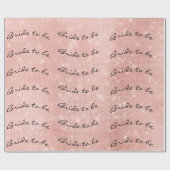 Gepersonaliseerde bride om ivoren naam te zijn die cadeaupapier (Vlak)