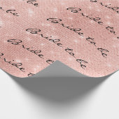 Gepersonaliseerde bride om ivoren naam te zijn die cadeaupapier (Hoek)