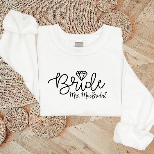 Gepersonaliseerde bride Sweatshirt Crewneck