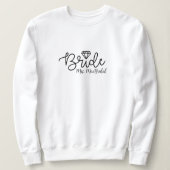 Gepersonaliseerde bride Sweatshirt Crewneck (Design voorkant)
