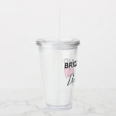 Gepersonaliseerde Bridesmaid Cup Acryl Drinkbeker (Rechts)