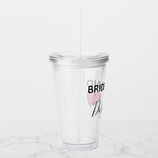 Gepersonaliseerde Bridesmaid Cup Acryl Drinkbeker (Rechts)