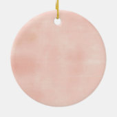 Gepersonaliseerde Bridesmaid Floral Gift Keramisch Ornament (Achterkant)