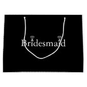 Gepersonaliseerde Bridesmaid Ring Groot Cadeauzakje (Voorkant)