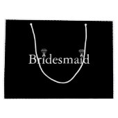 Gepersonaliseerde Bridesmaid Ring Groot Cadeauzakje (Achterkant)