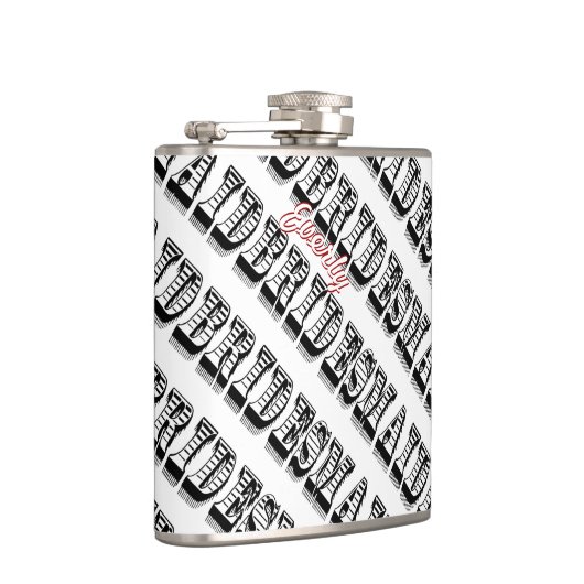 Gepersonaliseerde bridesmaïdale kolf heupfles (Rechts)