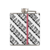 Gepersonaliseerde bridesmaïdale kolf heupfles (Achterkant)