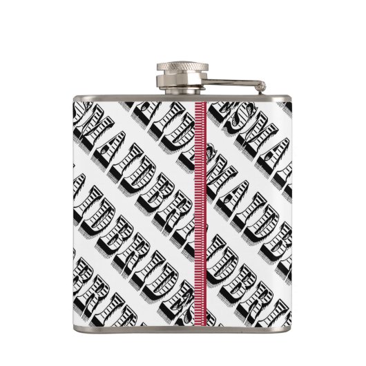 Gepersonaliseerde bridesmaïdale kolf heupfles (Achterkant)