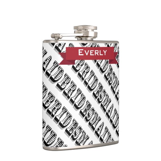 Gepersonaliseerde bridesmaïdale kolf heupfles (Rechts)