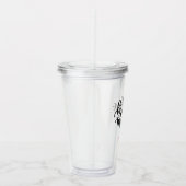 Gepersonaliseerde bridesmaïde acryltumbler acryl drinkbeker (Rechts)