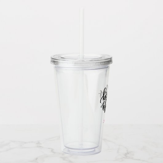 Gepersonaliseerde bridesmaïde acryltumbler acryl drinkbeker (Rechts)