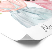 Gepersonaliseerde bridesmaïde cadeaubon poster (Hoek)