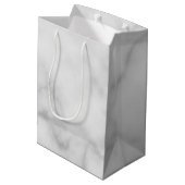 Gepersonaliseerde bridesmaïd's monogram en naam medium cadeauzakje (Achterkant Gekanteld)