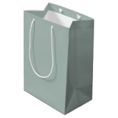 Gepersonaliseerde bridesmaïd's monogram en naam medium cadeauzakje (Achterkant Gekanteld)