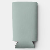 Gepersonaliseerde bridesmaïd's monogram en naam seltzer blikjeskoeler (Achterkant)