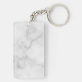 Gepersonaliseerde bridesmaïd's monogram en naam sleutelhanger (achterkant)