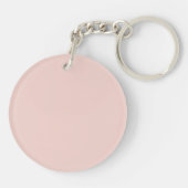 Gepersonaliseerde bridesmaïd's monogram en naam sleutelhanger (Achterkant)