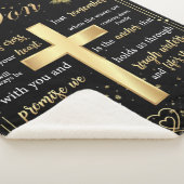 Gepersonaliseerde brief aan mijn zoon mooie vlinde sherpa deken (3/4)