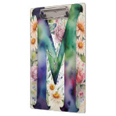 Gepersonaliseerde brief M Bloemen Waterverf Leraar Klembord (Links)