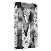 Gepersonaliseerde brief M Bloemen Waterverf Leraar Klembord (Rechts)