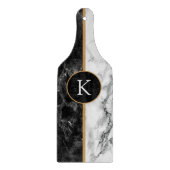 Gepersonaliseerde brief Marmeren steen snijplank (Voorkant)