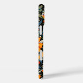 Gepersonaliseerde brief over bloem ontwerp Case-Mate iPhone case (Achterkant / Rechts)