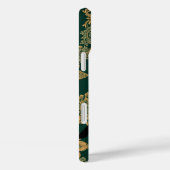 Gepersonaliseerde brief over groene bloemen iPhone Case-Mate iPhone Case (Achterkant / Rechts)