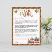 Gepersonaliseerde brief van de Kerstman voor Kids  (Staand voorkant)