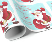 Gepersonaliseerde brief van Santa Christmas Cadeaupapier (Rol Hoek)