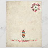 Gepersonaliseerde brief van Sinterklaas (Achterkant)