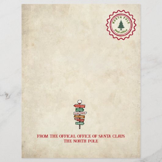 Gepersonaliseerde brief van Sinterklaas (Achterkant)