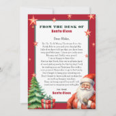 Gepersonaliseerde brief van Sinterklaas Kaart (Voorkant)