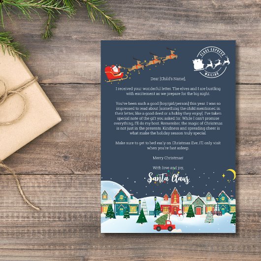 Gepersonaliseerde brief van Sinterklaas Kaart