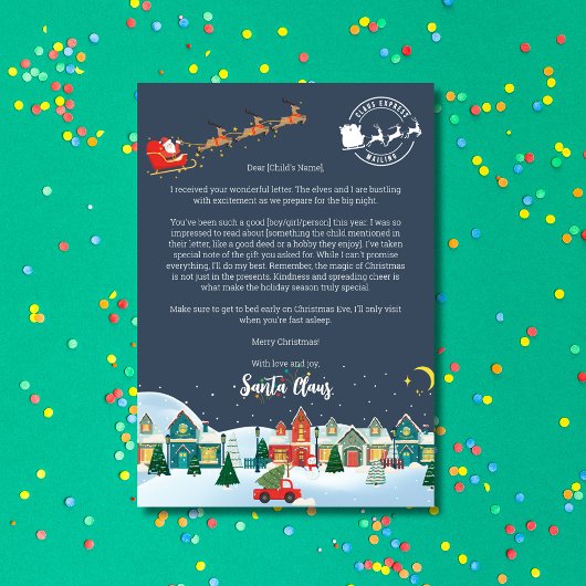 Gepersonaliseerde brief van Sinterklaas Kaart