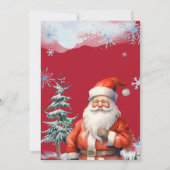 Gepersonaliseerde brief van Sinterklaas Kerstmis Kaart (Achterkant)