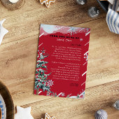 Gepersonaliseerde brief van Sinterklaas Kerstmis Kaart