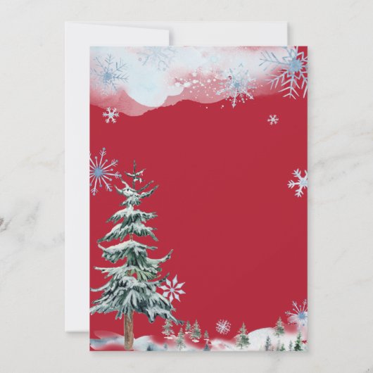 Gepersonaliseerde brief van Sinterklaas Kerstmis Kaart (Achterkant)