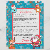 Gepersonaliseerde brief van Sinterklaas voor kinde (Voorkant / Achterkant)